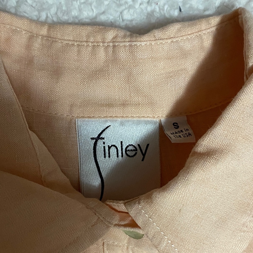 Finley women’s size small Sleeveless Peach Layered Dress women’s ¥ - Picture 2 of 13